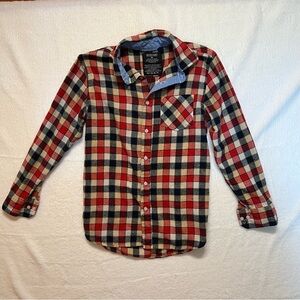 BOGARI Men's Plaid Flannel Size S
